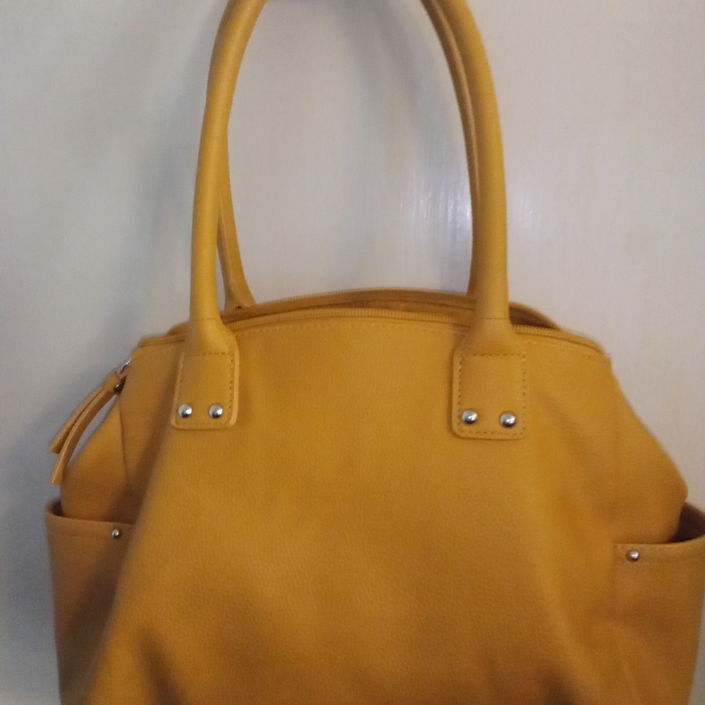 Mustard yellow bag
